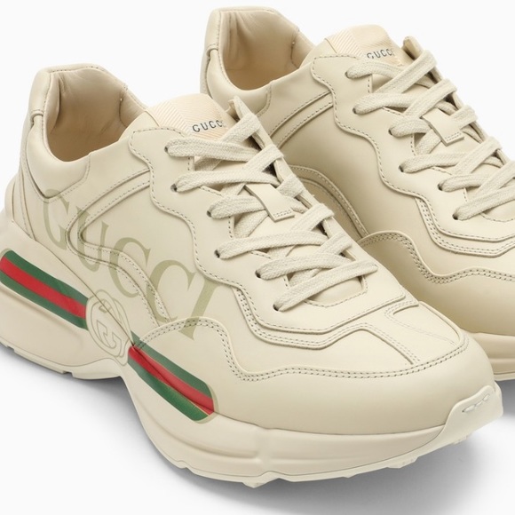 Gucci Other - GUCCI Rhyton Logo Sneakers Size 12